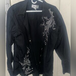Mens Size 2X Emerald Button Up.